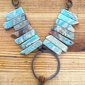 Raw Turquoise Necklace